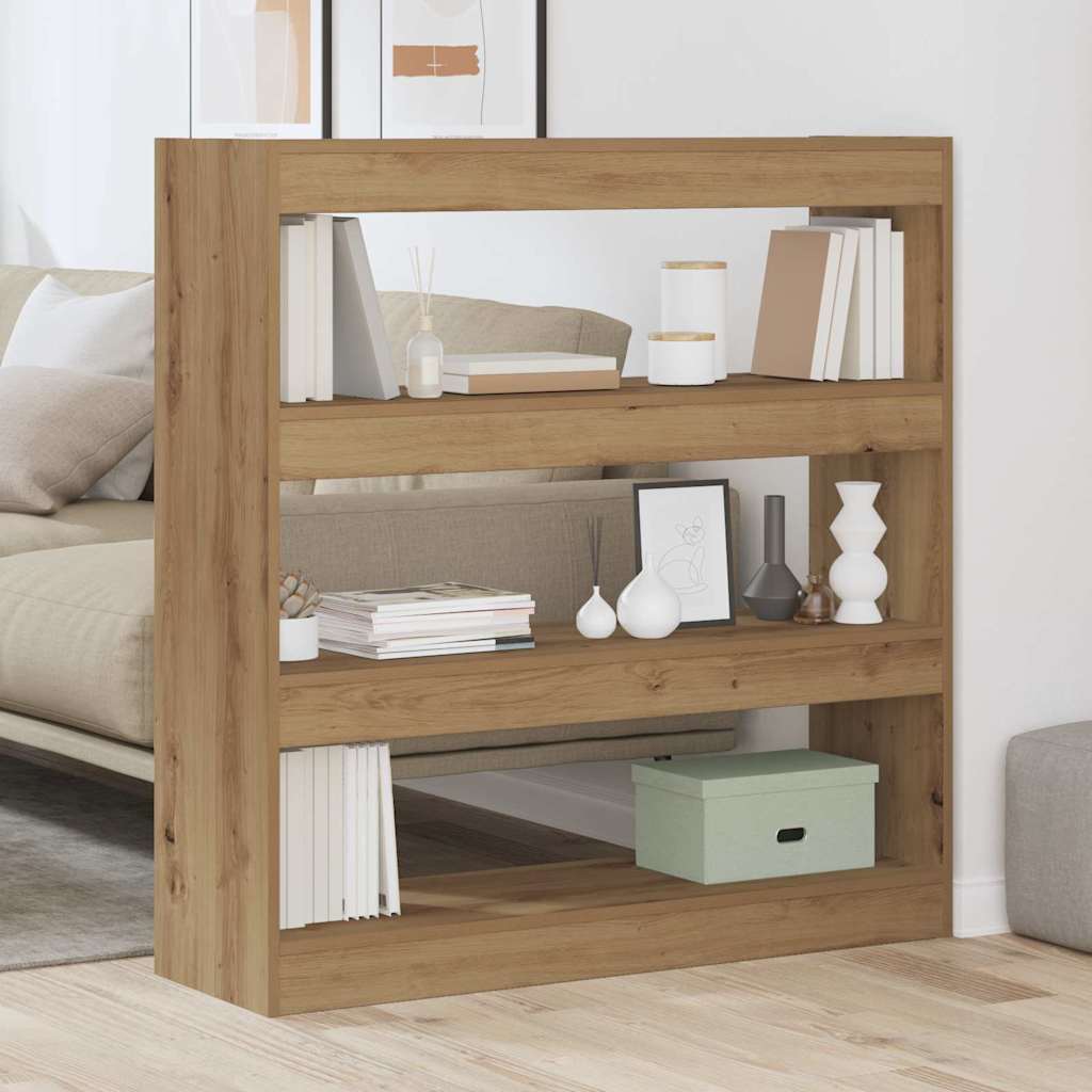 Book Cabinet 3-Tier 100 x 30 x 103 cm Engineered Wood