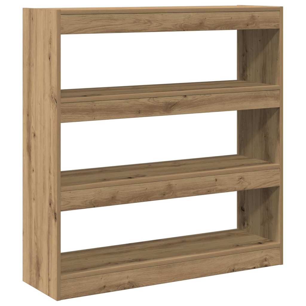 Book Cabinet Artisan oak 100 x 30 x 103 cm Engineered Wood