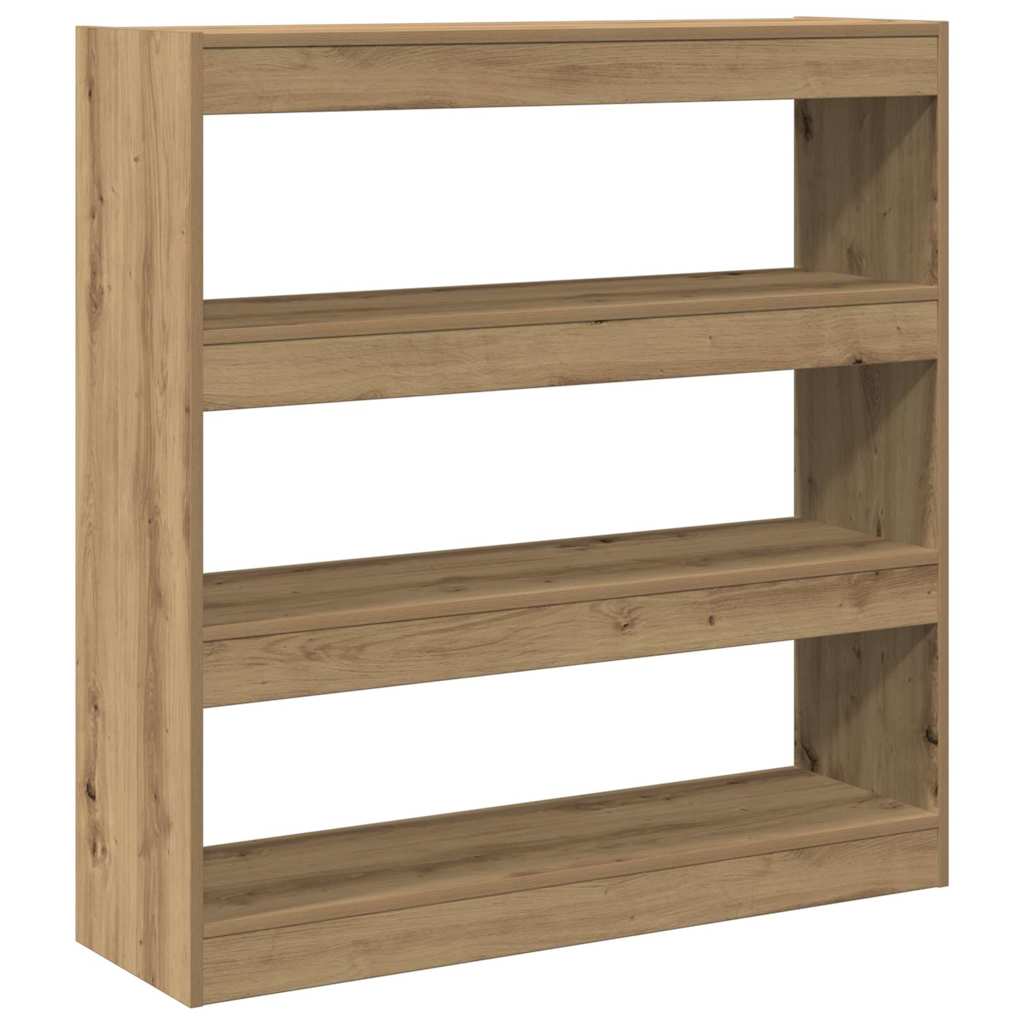 Book Cabinet Artisan oak 100 x 30 x 103 cm Engineered Wood