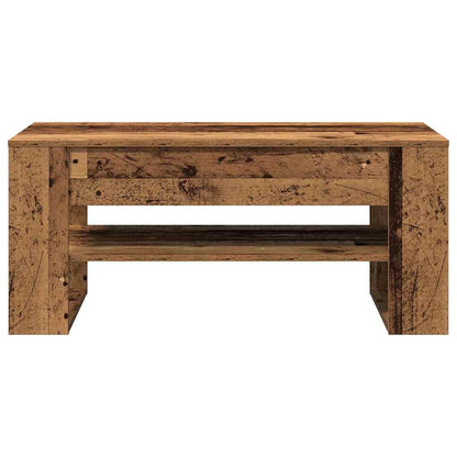 Coffee Table Old Wood 102 x 55 x 45 cm Engineered Wood