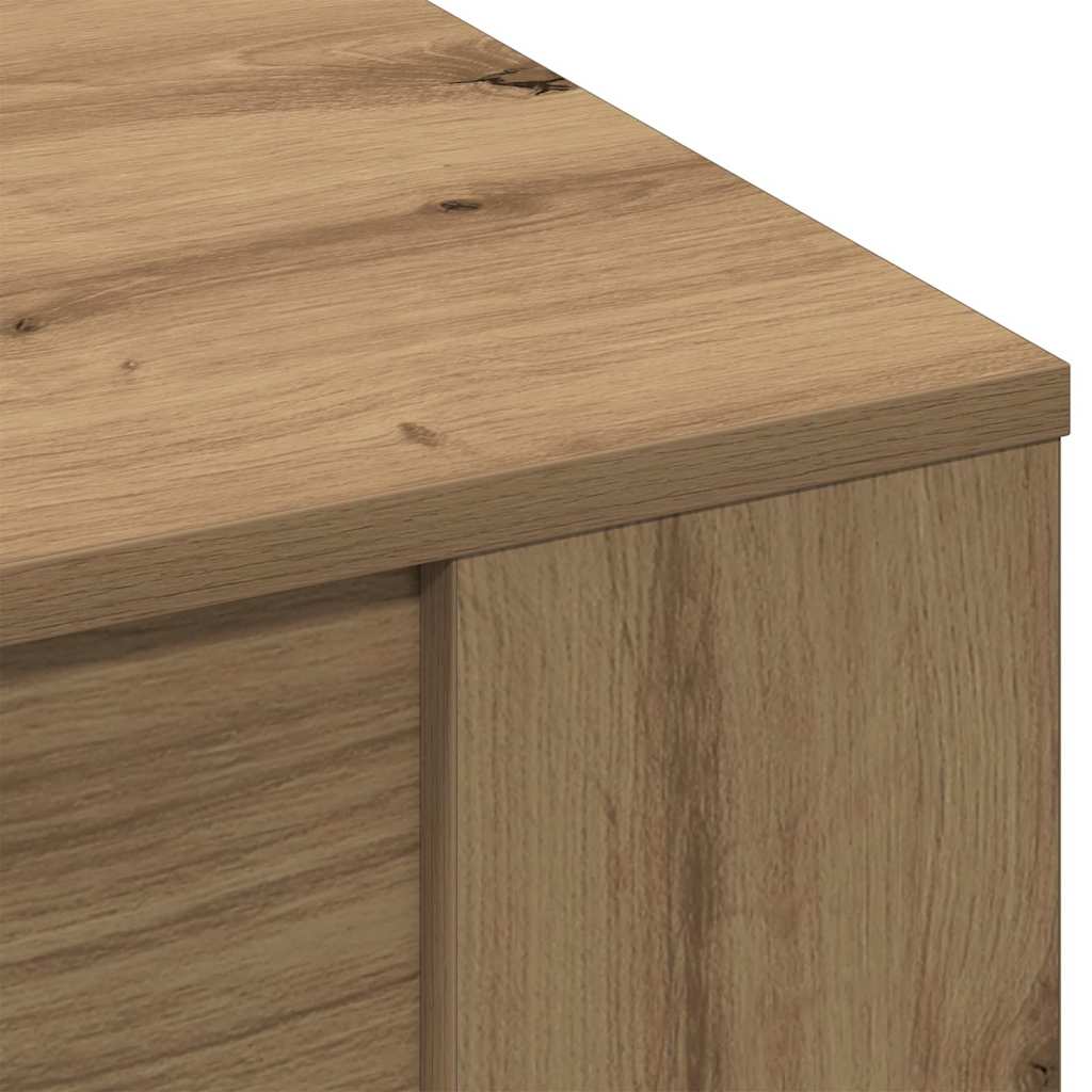 Coffee Table Artisan Oak 102 x 55 x 45 cm Engineered Wood
