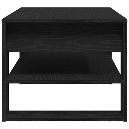 Coffee Table Black Oak 102 x 55 x 45 cm Engineered Wood