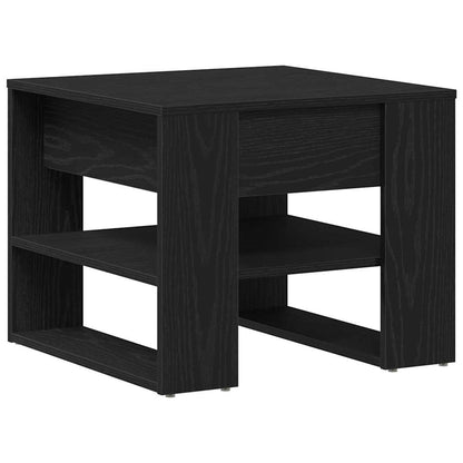 Coffee Table Black Oak 55.5 x 55 x 45 cm Engineered Wood