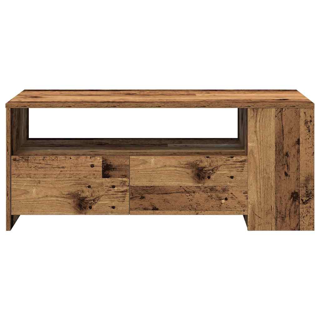 Coffee Table Old Wood 102 x 55 x 43.5 cm Engineered Wood