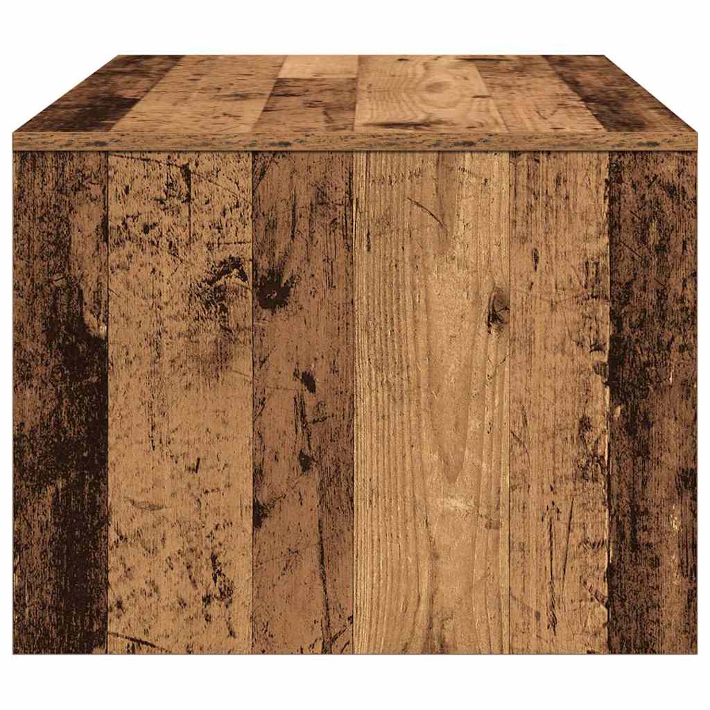 Coffee Table Old Wood 102 x 55 x 43.5 cm Engineered Wood