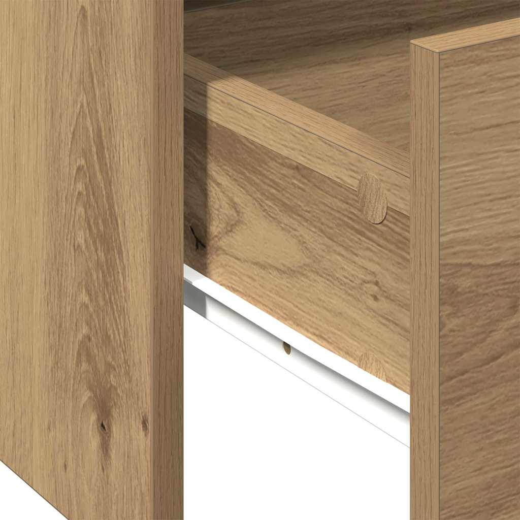 Coffee Table Artisan Oak 102 x 55 x 43.5 cm Engineered Wood
