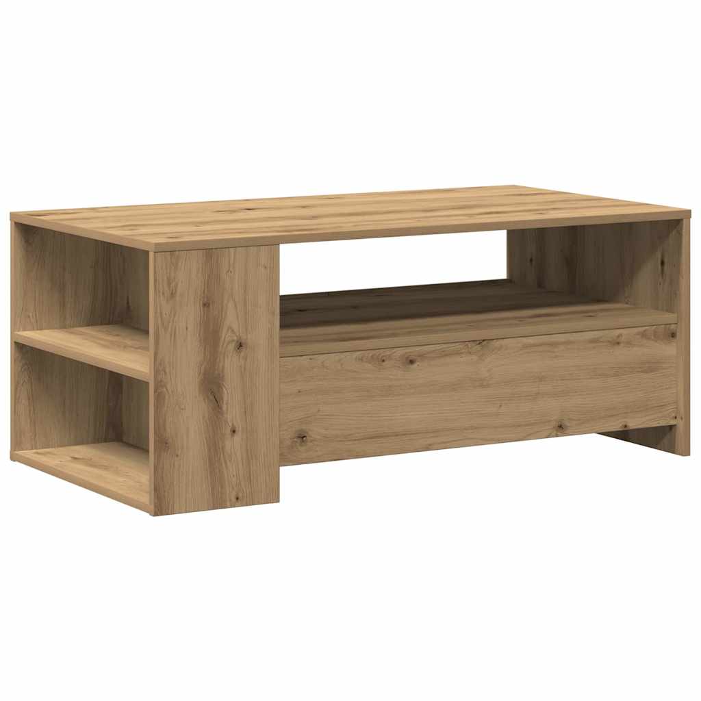 Coffee Table Artisan Oak 102 x 55 x 43.5 cm Engineered Wood