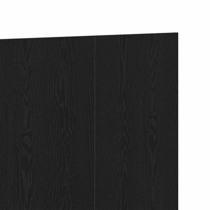 Bed Headboard Black Oak Engineered Wood