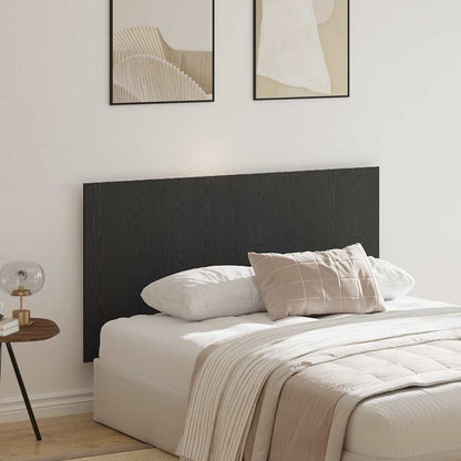 Bed Headboard Black Oak Engineered Wood