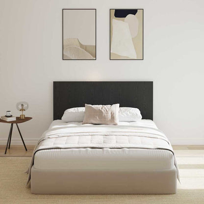 Bed Headboard Black Oak Engineered Wood