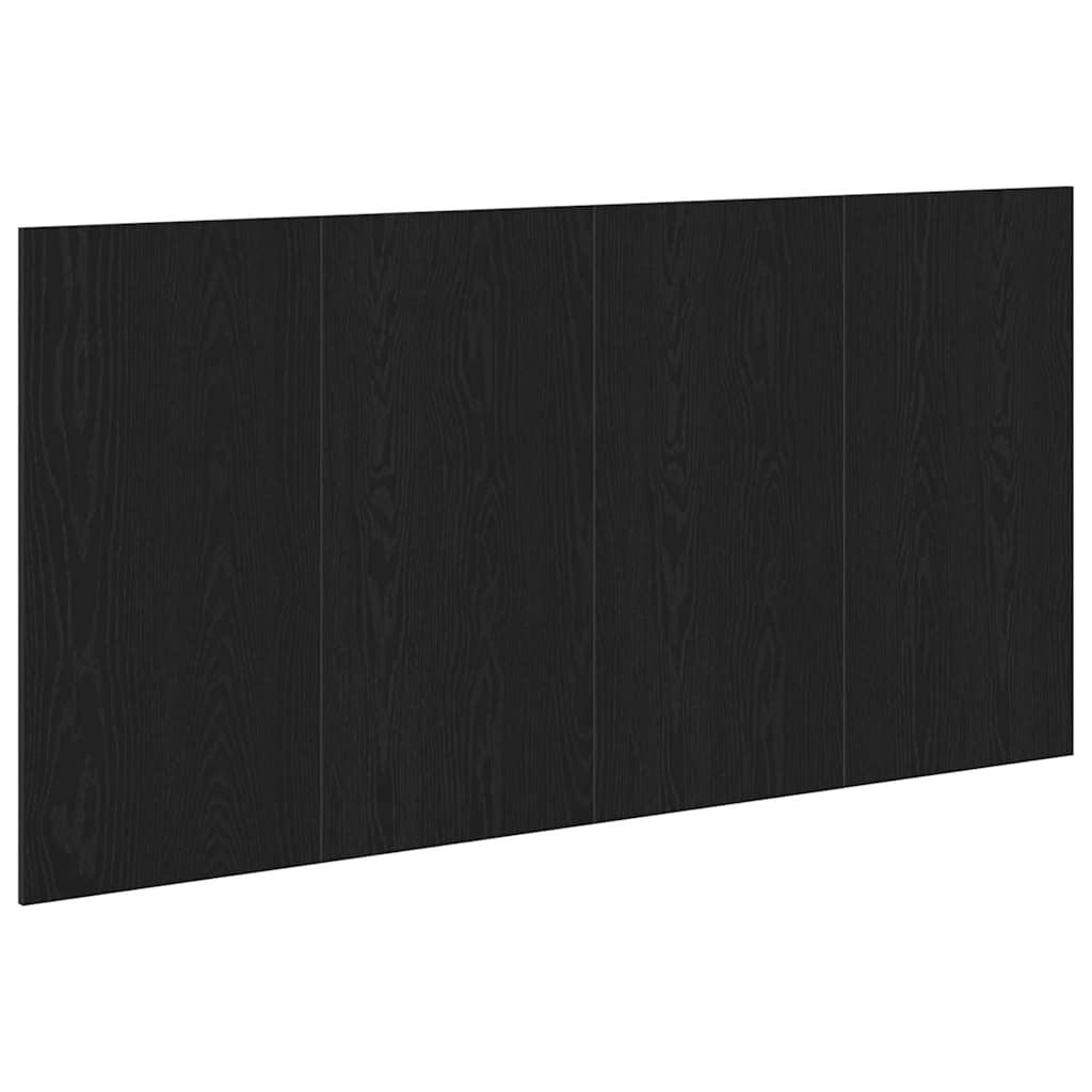 Bed Headboard Black Oak Engineered Wood