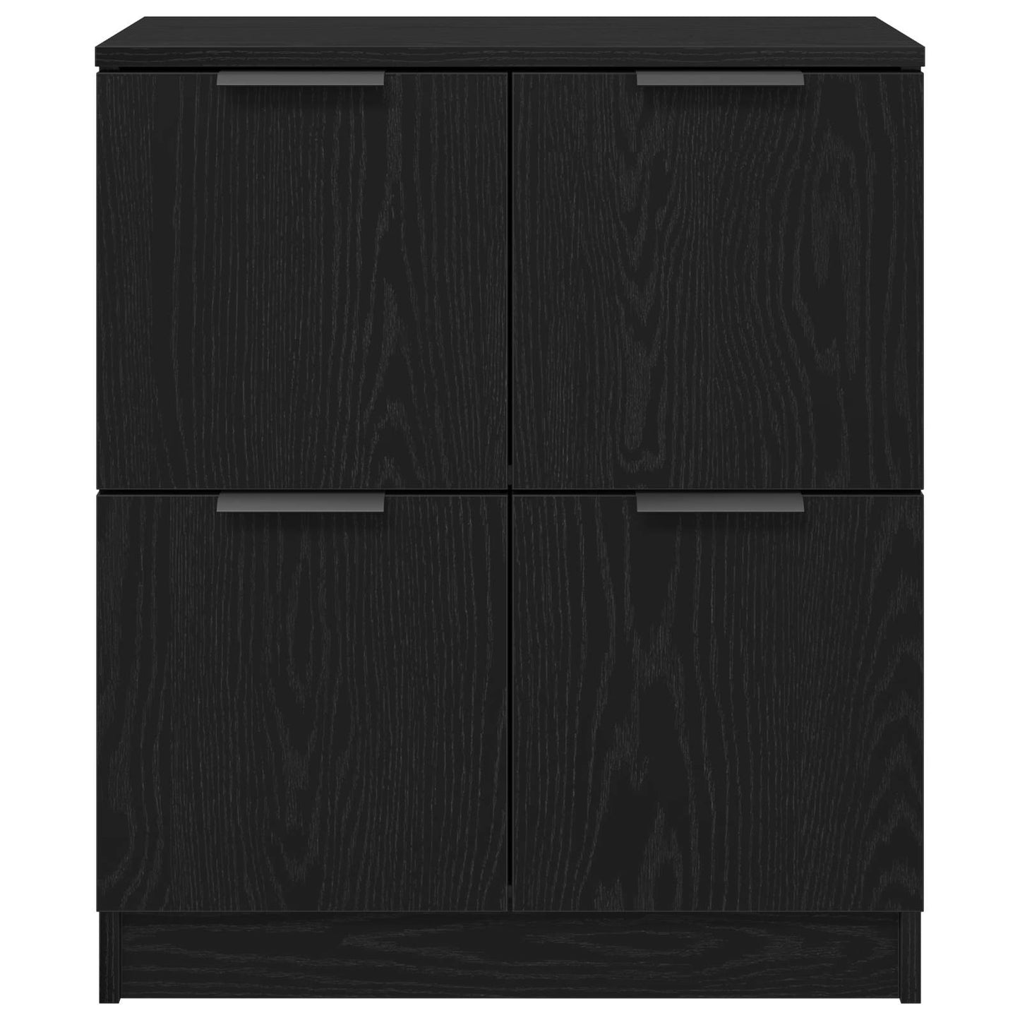 Sideboard Black Oak 60 x 30 x 70 cm Engineered Wood