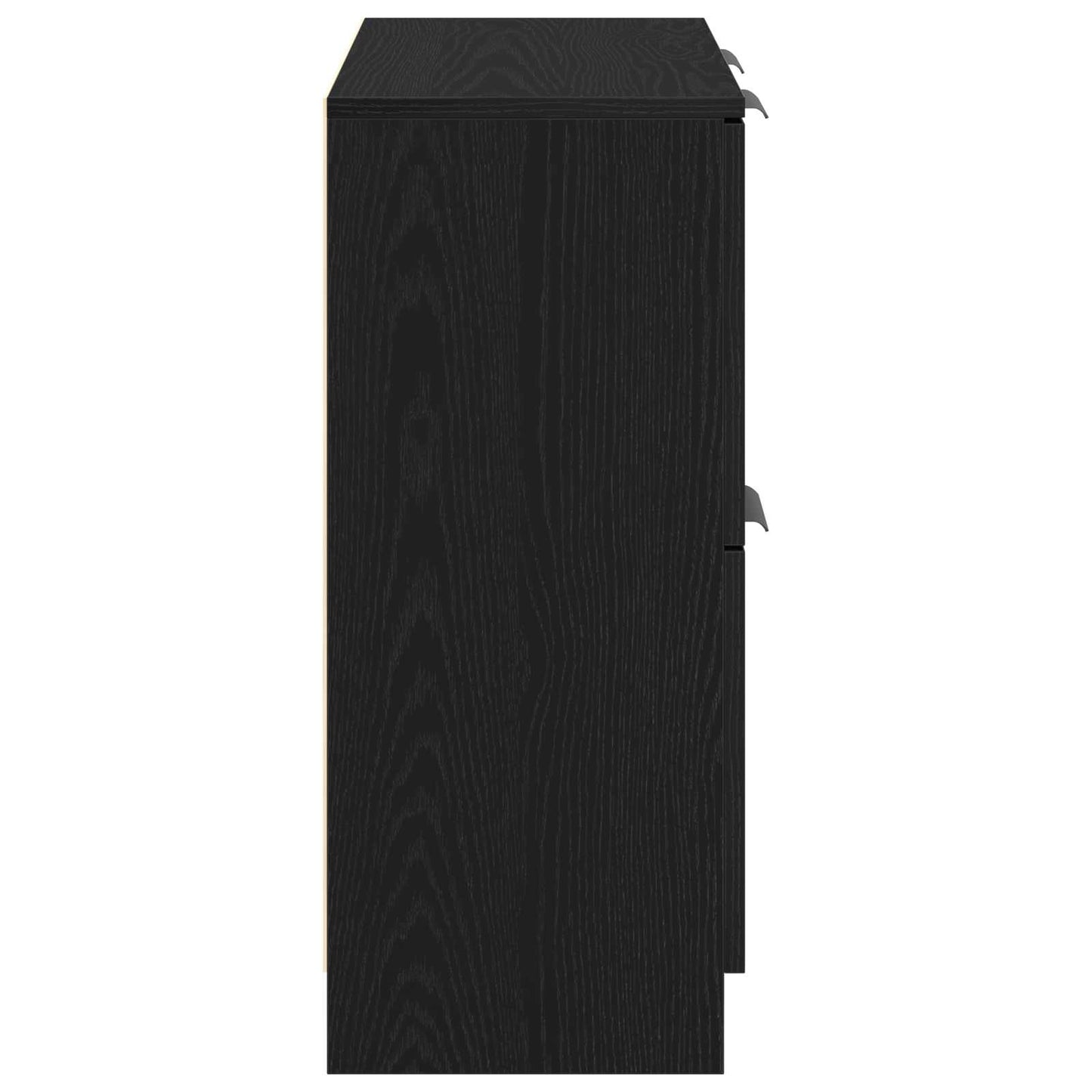 Sideboard Black Oak 60 x 30 x 70 cm Engineered Wood