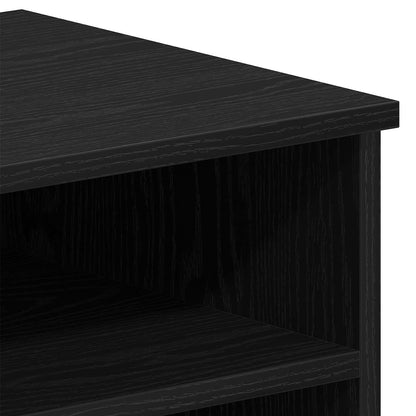 TV Cabinet Black Oak 80 x 35 x 36.5 cm Engineered Wood