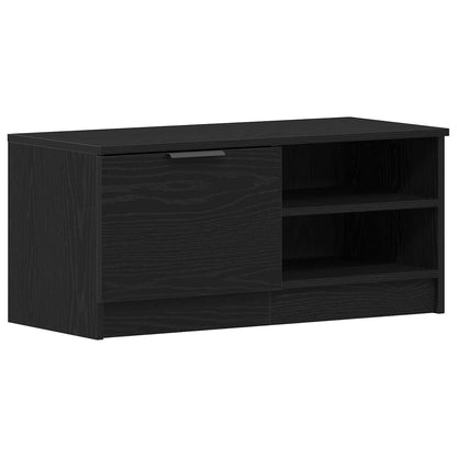 TV Cabinet Black Oak 80 x 35 x 36.5 cm Engineered Wood
