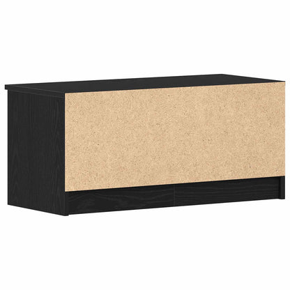 TV Cabinet Black Oak 80 x 35 x 36.5 cm Engineered Wood