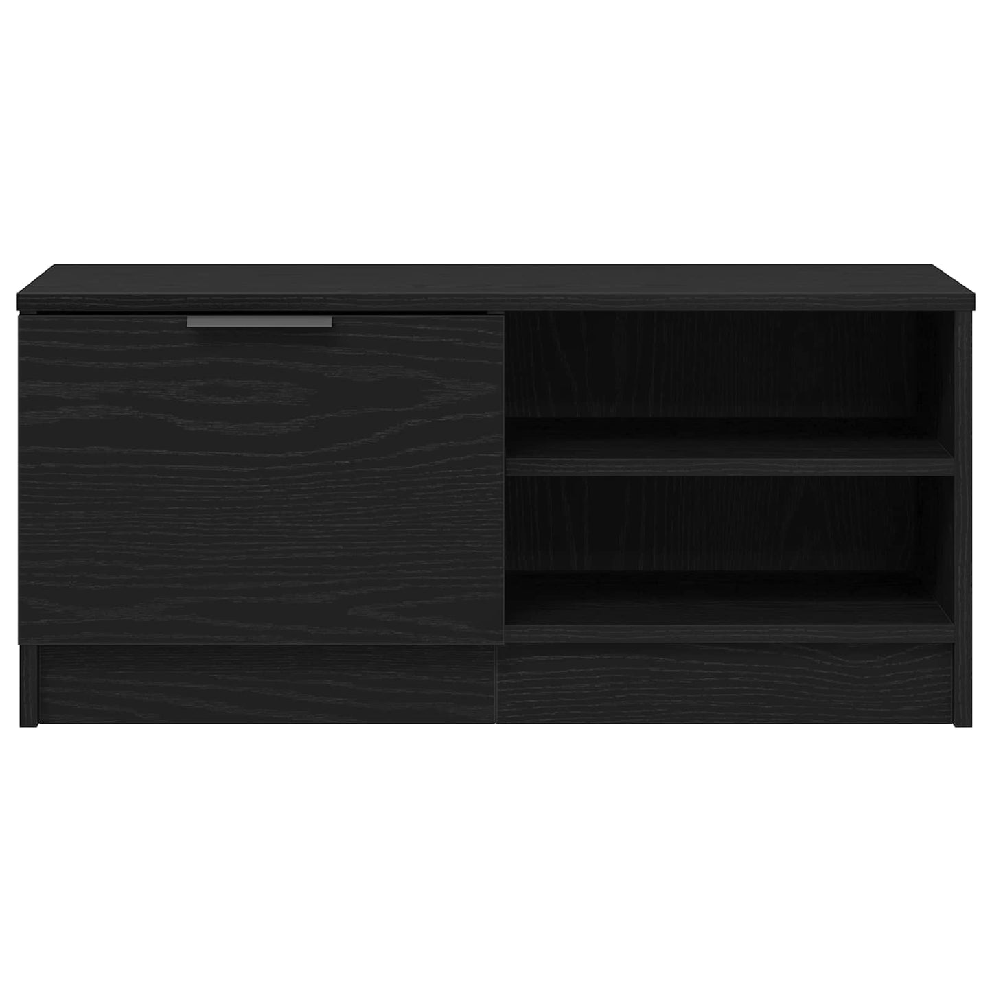 TV Cabinet Black Oak 80 x 35 x 36.5 cm Engineered Wood
