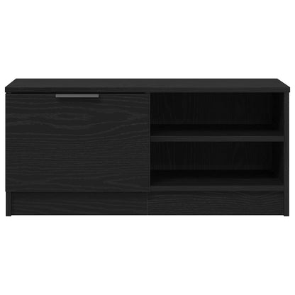 TV Cabinet Black Oak 80 x 35 x 36.5 cm Engineered Wood