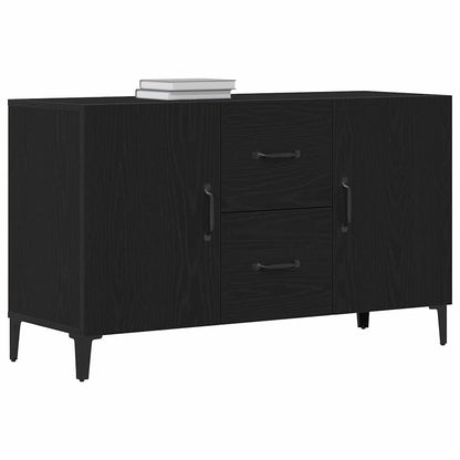 Sideboard Black Oak 100 x 36 x 60 cm Engineered Wood