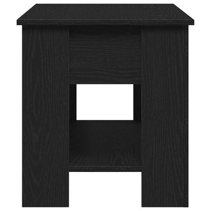 Coffee Table Black Oak 101 x 49 x 52 cm Engineered Wood