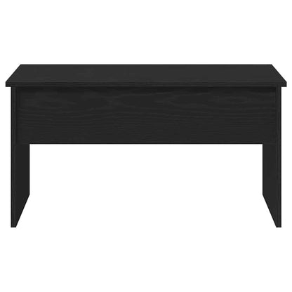 Coffee Table Black Oak 80 x 50.5 x 41.5 cm Engineered Wood