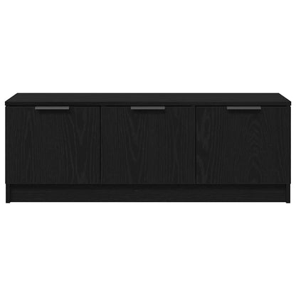TV Cabinet Black Oak 102 x 35 x 36.5 cm Engineered Wood