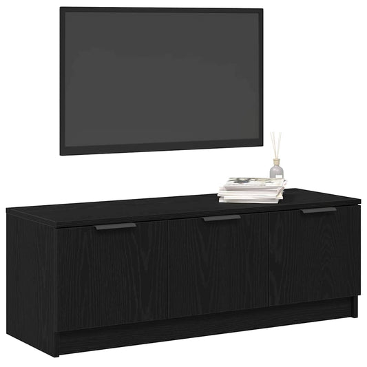 TV Cabinet Black Oak 102 x 35 x 36.5 cm Engineered Wood