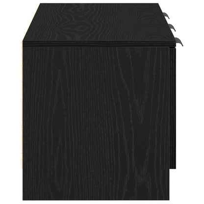 TV Cabinet Black Oak 102 x 35 x 36.5 cm Engineered Wood