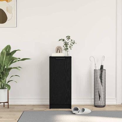 Shoe Cabinet Black Oak 29.5 x 35 x 70 cm Engineered Wood