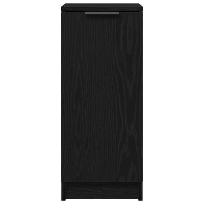 Shoe Cabinet Black Oak 29.5 x 35 x 70 cm Engineered Wood