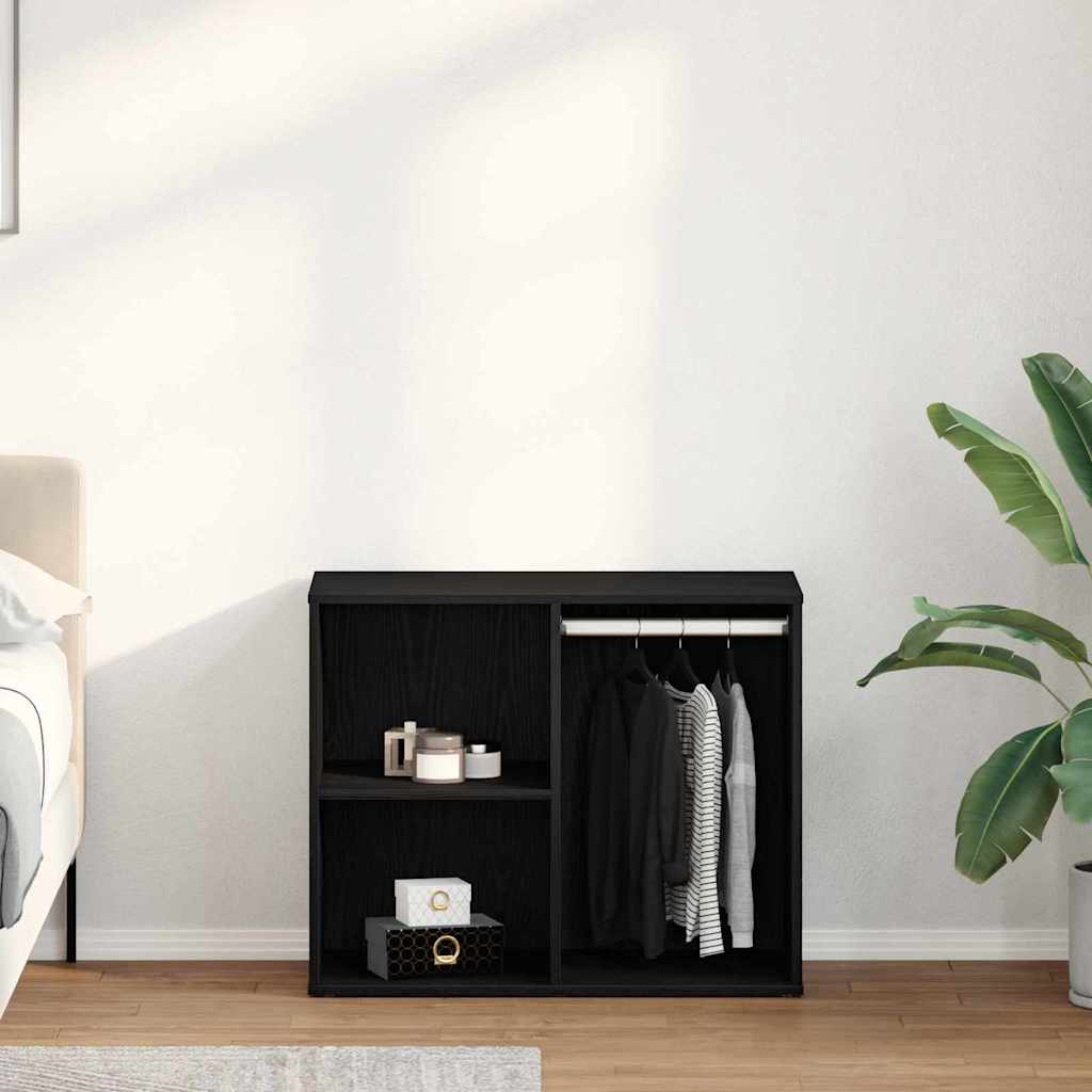 Cosmetic Cabinet Black Oak 80 x 40 x 65 cm Engineered Wood
