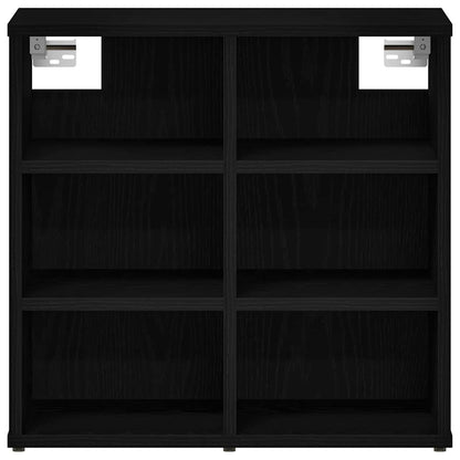 Shoe Cabinet 2 pcs Black Oak 52 x 30 x 50.5 cm Engineered Wood