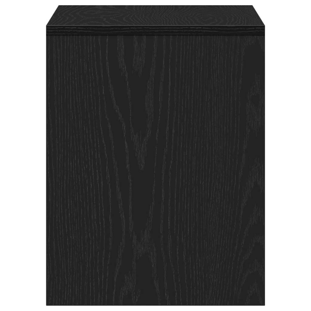 Dressing Stool Black oak 70 x 35 x 45 cm Engineered Wood