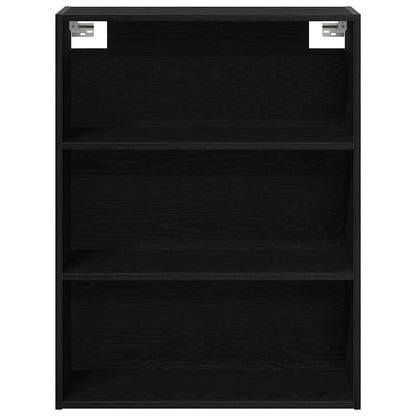 Hanging Wall Cabinet Wall-mounted Black Oak 69.5 x 32.5 x 90 cm