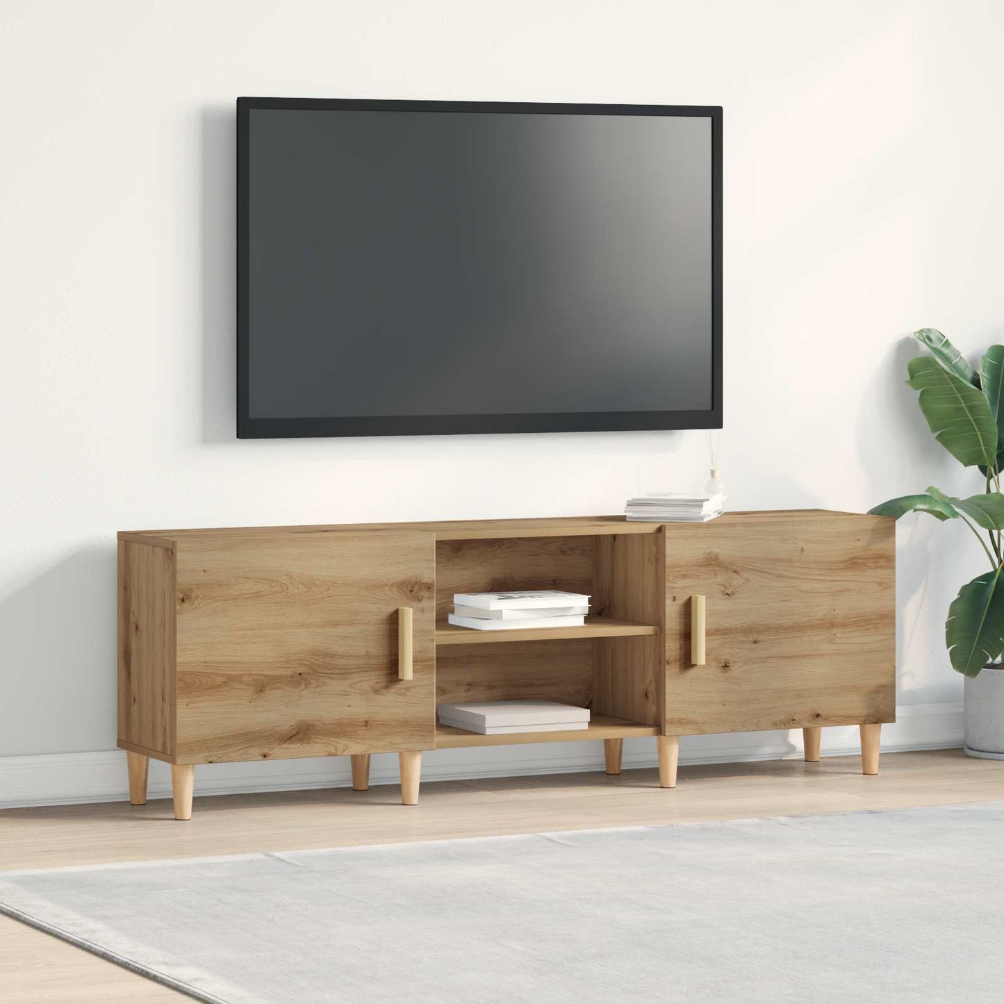 TV Cabinet 150 x 30 x50 cm Artisan oak Engineered Wood