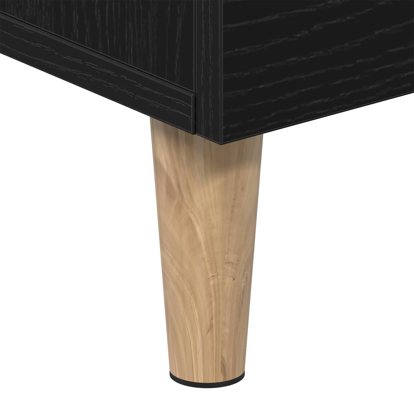TV Cabinet 150 x 30 x50 cm Black Oak Engineered Wood
