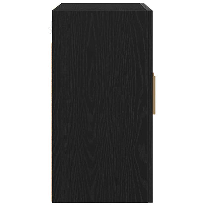 Wall Cabinet Black Oak 60 x 30 x 60 cm Engineered Wood