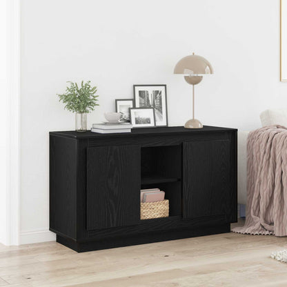 Sideboard Black Oak 102 x 35 x 60 cm Engineered Wood
