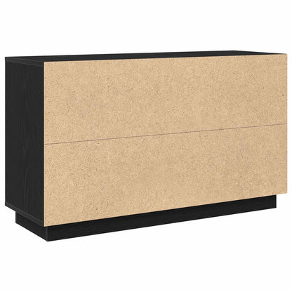 Sideboard Black Oak 102 x 35 x 60 cm Engineered Wood