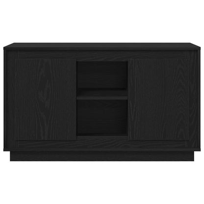 Sideboard Black Oak 102 x 35 x 60 cm Engineered Wood