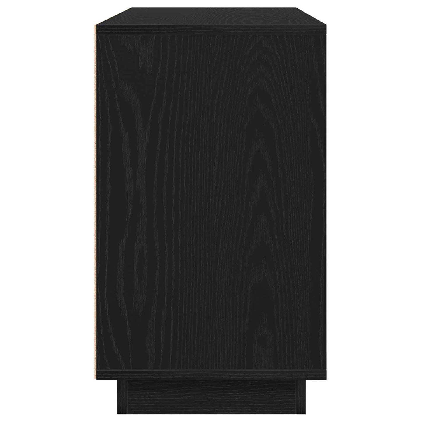 Sideboard Black Oak 102 x 35 x 60 cm Engineered Wood