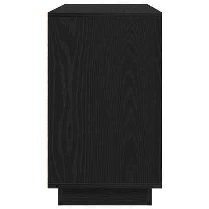 Sideboard Black Oak 102 x 35 x 60 cm Engineered Wood
