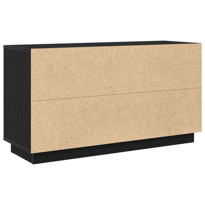 Sideboard Black Oak 102 x 35 x 55 cm Engineered Wood