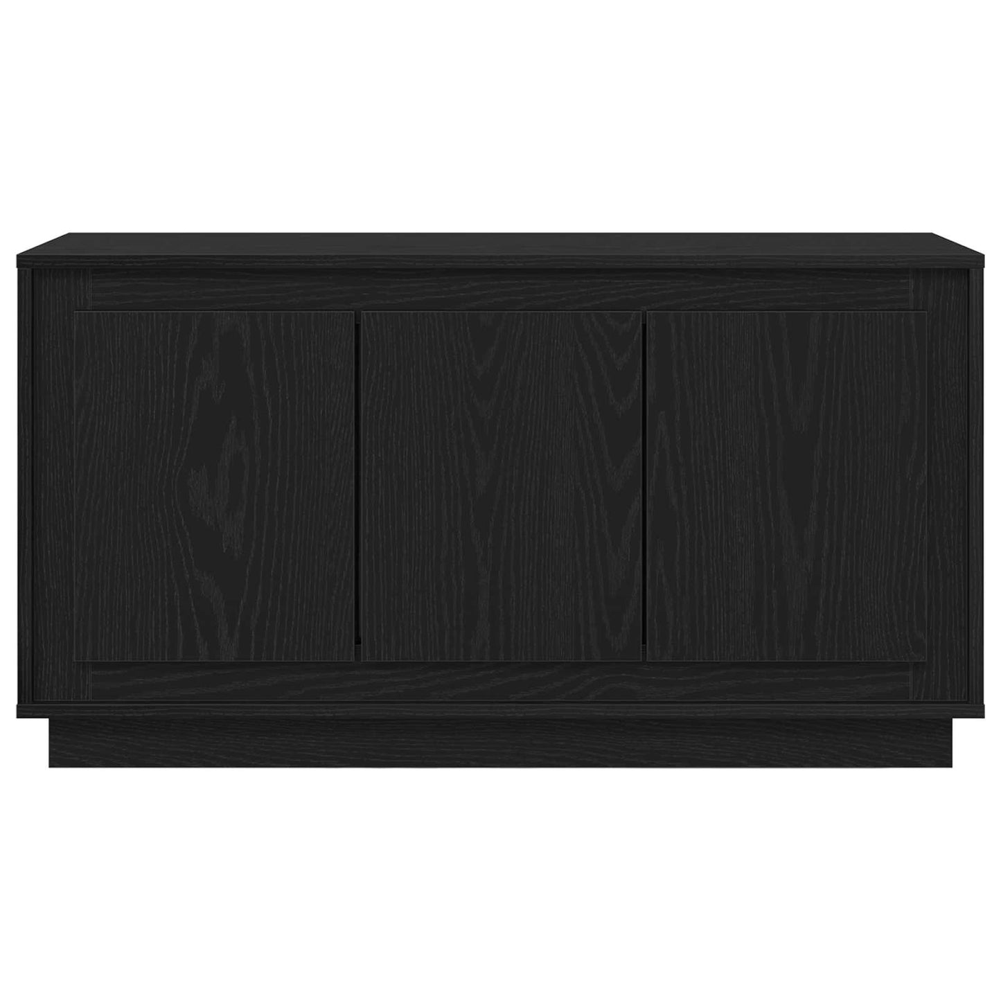 Sideboard Black Oak 102 x 35 x 55 cm Engineered Wood