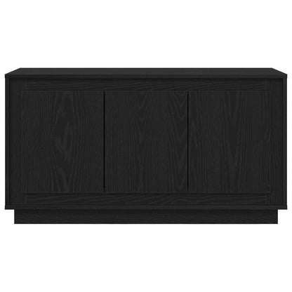 Sideboard Black Oak 102 x 35 x 55 cm Engineered Wood