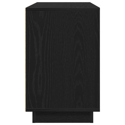 Sideboard Black Oak 102 x 35 x 55 cm Engineered Wood