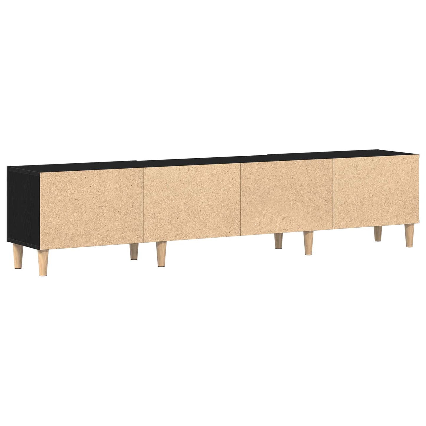 TV Cabinet 180 x 31.5 x 40 cm Black Oak Engineered Wood
