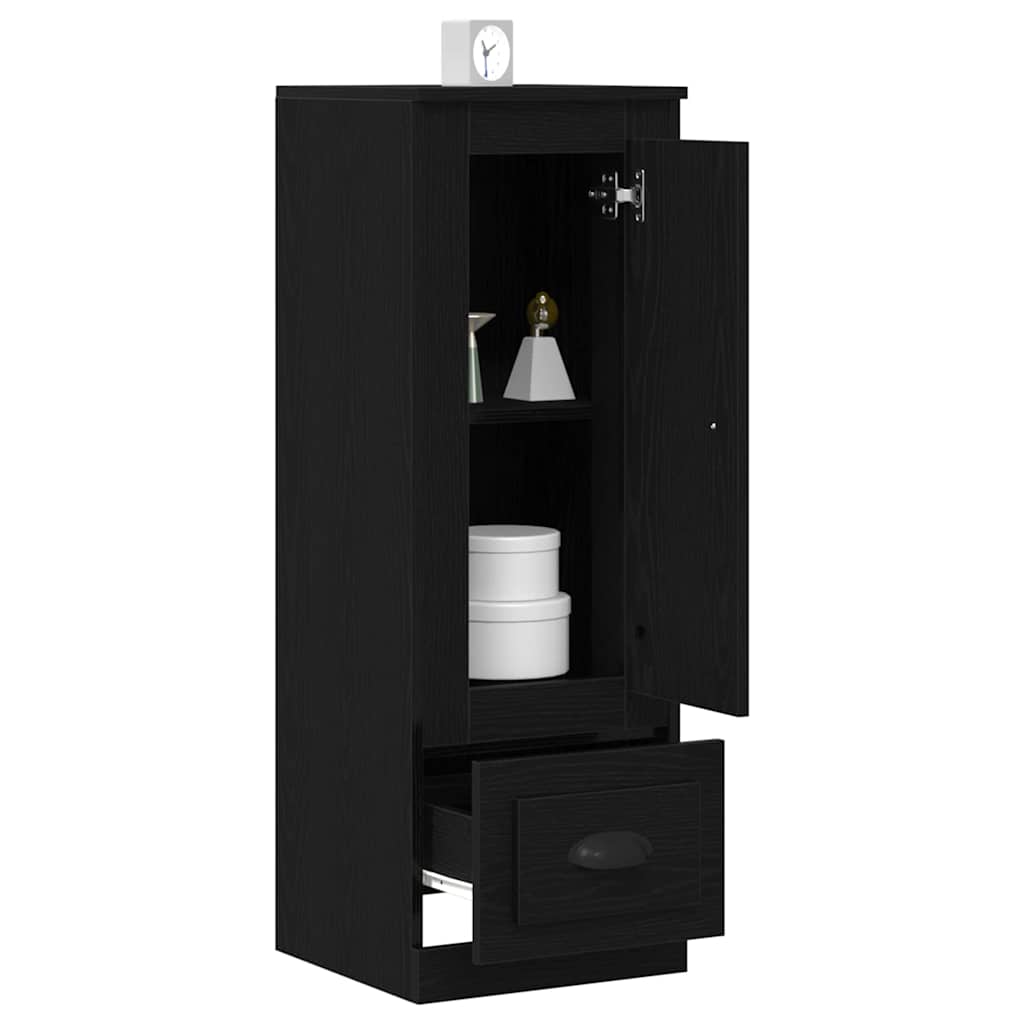 Highboard Black Oak 36 x 35.5 x 103.5 cm Engineered Wood