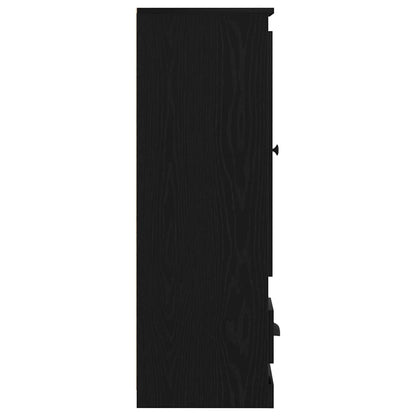 Highboard Black Oak 36 x 35.5 x 103.5 cm Engineered Wood