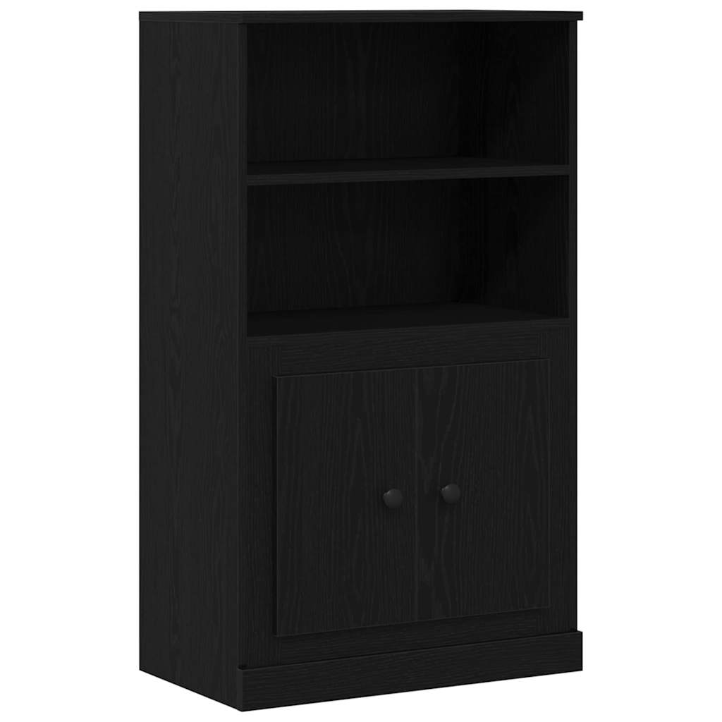 Highboard Black Oak 60 x 35.5 x 103.5 cm Engineered Wood